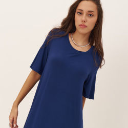 Платье Аврора сапфир со вшитым топом. 