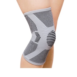 Бандаж для коленного сустава с витыми ребрами жеткости по бокам.