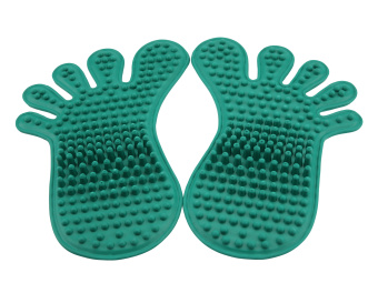 Коврик массажный детский (из двух шт.) из резины на основе натурального каучука