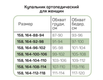 Купальник ортопедический слитный Мадонна веревкой сзади черный, для небольшой груди