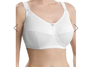Бюстгальтер ортопедический белый для большой груди и объема
