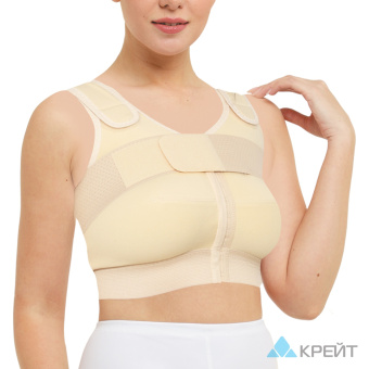 Бандаж послеоперационный после мамопластики бежевый