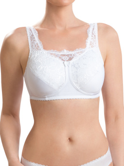 Бюстгальтер ортопедический с высокой линией декольте для фиксации экзопротеза